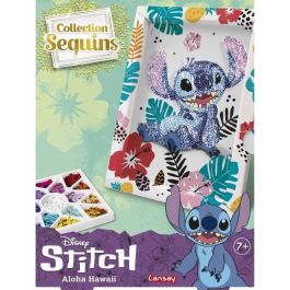 Lansay LAN3181860203279 - Colección de Lentejuelas STITCH, Juego Creativo Set Disney Stitch, para Niños a partir de 7 Años