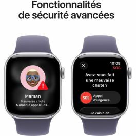 Apple Watch Series 11 Aluminio 42mm Plata con Correa Deportiva Nebelviolett S/M