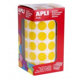 Apli Gomets Redondos 15 mm Amarillo - Rollo 2832 Unidades Precio: 3.50000002. SKU: B17DF77FQ5