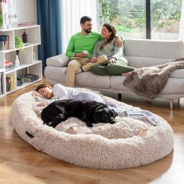 Cama de Perro para Humanos | Human Dog Bed XXL InnovaGoods Beige Cama de Perro para Humanos | Human Dog Bed XXL InnovaGoods Beige
