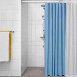 Exma Cortina de Baño Basic Azul Impermeable 180 x 180 cm Precio: 3.99000041. SKU: B1DPFQRVY7