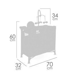 Decuevas Armario Cambiador de Muñecas Plegable con Accesorios para Muñecas de hasta 42 cm. Recomendado para Niños +3 Años Decuevas Armario Cambiador de Muñecas Plegable con Accesorios para Muñecas de hasta 42 cm. Recomendado para Niños +3 Años