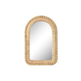 DKD Home Decor Espejo Scandi de Ratán y Cristal Natural 45.5 x 30 cm (2 Unidades) Precio: 91.50000035. SKU: B1BXKRKP4J