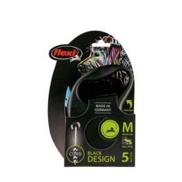 Flexi Correa Black Design M Cordón 5M Azul para Perros