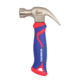 Workpro Martillo de carpintero mini, cabeza de acero al carbono forjado 225 g, mango de fibra de vidrio con agarre de goma Workpro Martillo de carpintero mini, cabeza de acero al carbono forjado 225 g, mango de fibra de vidrio con agarre de goma Precio: 5.94999955. SKU: B1C2K92Q47