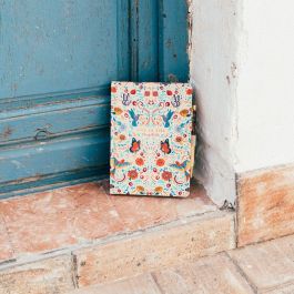 ERIK Set Cuaderno A5 y Bolígrafo Frida Kahlo Tapa Dura con Caja de Regalo 96 Hojas