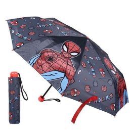 Paraguas Plegable Spiderman Gris (Ø 92 cm)