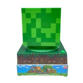 KIDS LICENSING Lámpara 3D Minecraft con Despertador (21,4x13x13cm)
