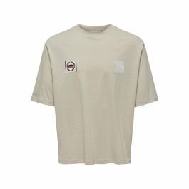 Camiseta Deportiva de Manga Corta Only & Sons Onslenny Ovz Element Marrón claro