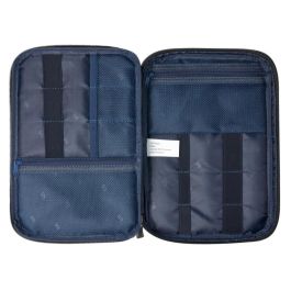 Rivacase 5633 Negro Organizador de Viaje para Cables y Accesorios, Poliéster RPET Ecológico con 2 Bolsillos Malla y 2 Lazos Elásticos Rivacase 5633 Negro Organizador de Viaje para Cables y Accesorios, Poliéster RPET Ecológico con 2 Bolsillos Malla y 2 Lazos Elásticos