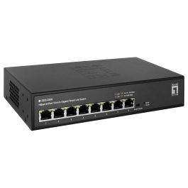 Level One GES-2208 Switch Gestionado L2 8 Puertos Gigabit Ethernet Montaje en Rack 10/100/1000 Mbps