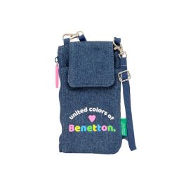 Monedero Benetton Denim Bolso para Móvil Azul