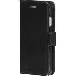 dbramante1928 Lynge 2-en-1 iPhone SE/8/7/6 Funda Cartera Desmontable Cuero de Grano Completo Sostenible Negro