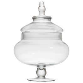 Home Deco Factory Bombonera de Vidrio con Pie, Diámetro 20 cm Precio: 18.58999956. SKU: B1D9ETJLYB