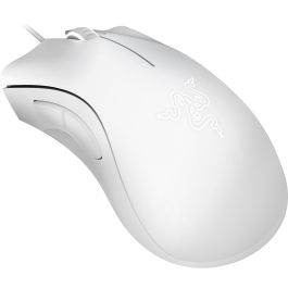 Razer DeathAdder Essential 2021 White Edition Ratón Óptico USB 6400 DPI para Juego - Blanco