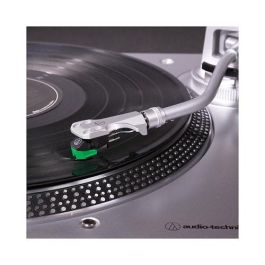 Audio-Technica AT-LP120X Tocadiscos de tracción directa Manual Plata Aluminio