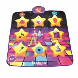 Lexibook LEX1695286873707 Tapete de Baile Electrónico Bluetooth Luminoso con 6 Modos de Juego