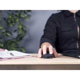 Trust Ratón Puck Inalámbrico Bluetooth 800-1200-1600 Dpi Ultrafino Ambidiestro Recargable Negro