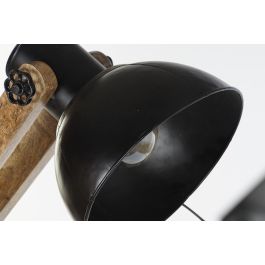 Lámpara de Pie DKD Home Decor Marrón Negro Metal Madera de mango 85 x 25 x 140 cm