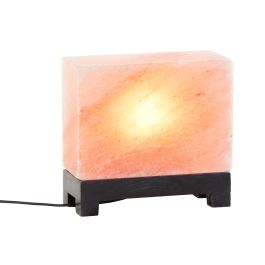 Lámpara de mesa DKD Home Decor Marrón Rosa Sal Acacia 15 W 220 V 17 x 7 x 16 cm Precio: 24.9927557. SKU: B1E94656TP