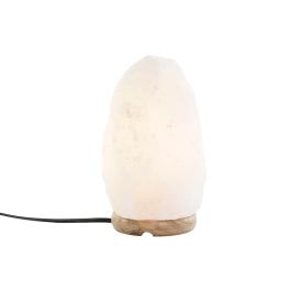 Lámpara de mesa DKD Home Decor Blanco Sal Acacia 15 W 220 V 12 x 9 x 20 cm Precio: 15.90000016. SKU: B1GC285HXA