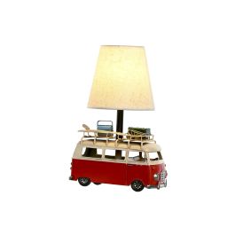 Lampara Sobremesa Vintage DKD Home Decor Rojo Blanco 20 x 14 x 30 cm (2 Unidades) Precio: 54.79000032. SKU: B18HCCKGLZ