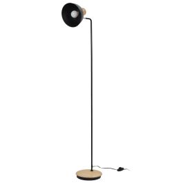 Lámpara Pie Metal Negro Madera Home Deco Factory Precio: 40.49999954. SKU: B1JAS3JGCR