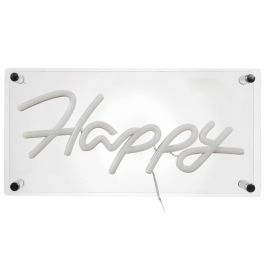 Deco Neón Led Usb "Happy" Home Deco Factory