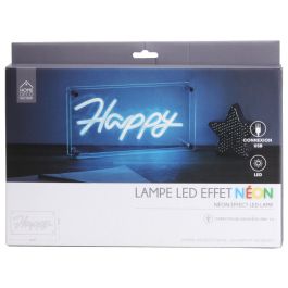 Deco Neón Led Usb "Happy" Home Deco Factory