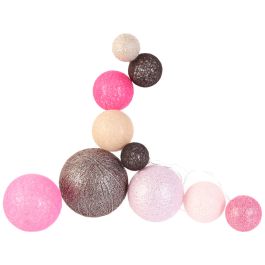 Guirnalda de bola de 10 led de tamaño múltiple rosa 100cm2 Precio: 4.94999989. SKU: B1K67JEKWC