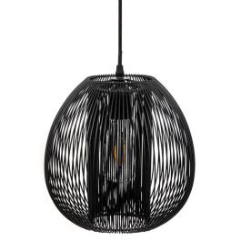 Lámpara Colgante Bola Negra Home Deco Light