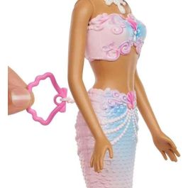 Mattel Muñeca Barbie Sirena Fantasía Pompas De Jabón 32x25x6 cm