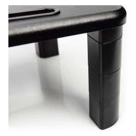 Digitus Soporte para Monitor y Portátil Ajustable en Altura, Negro