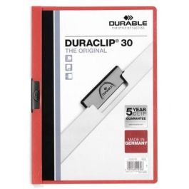 Durable Dossier Pinza Duraclip Rojo A4 25 Unidades Precio: 32.79000054. SKU: S8404302