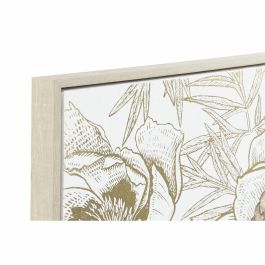 Cuadro Oriental DKD Home Decor Dorado Blanco 4.5 x 122.5 x 83 cm (2 Unidades)