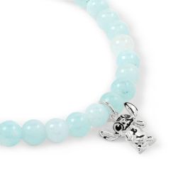 PEERS HARDY Pulsera Stitch Disney Plata Bañada en Plata con Colgante de Stitch