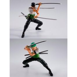 Tamashii Nations S.H. Figuarts Roronoa Zoro Romance Dawn Version One Piece Figura Articulada 15 cm