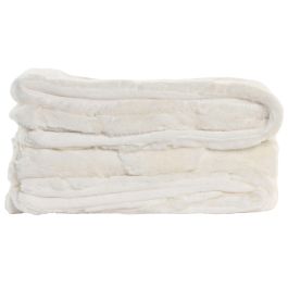 DKD Home Decor Manta de Poliéster 880 gsm Crudo, Estilo Urban para Sofá, 170 x 130 cm (2 Unidades)