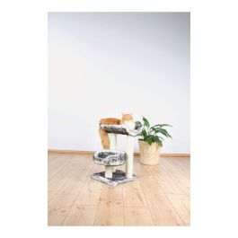 Trixie Árbol de gato Isaba, 62 cm de alto, con felpa de pelo largo y sisal natural, Blanco y negro Trixie Árbol de gato Isaba, 62 cm de alto, con felpa de pelo largo y sisal natural, Blanco y negro