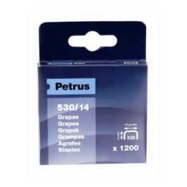 Petrus 77517 Caja de 1200 Grapas Modelo 530/14mm Cobreadas para Grapadora Profesional 11,4 x 14 mm Precio: 3.78999951. SKU: S7918144