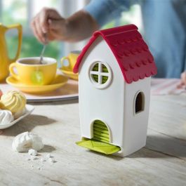 OTOTO Dispensador de Bolsas de Té Tea House Multicolor Plástico Apto Lavavajillas (190mm Alto)