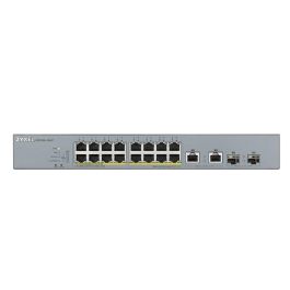 Zyxel GS1350-18HP-EU0101F Switch Gigabit PoE 16 Puertos 250W, 2 Puertos SFP, Rango Extendido 250m para Videovigilancia