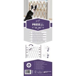 Barrera para animales de madera - NORDLINGER PRO - Press'Fix - Extensible 0,65-1,04m - Sin taladrar - Presión