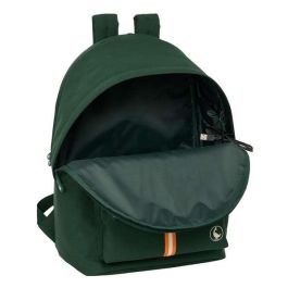 El Ganso Mochila Doble para Portátil 15,6" + USB Basics Green 31x44x18 cm