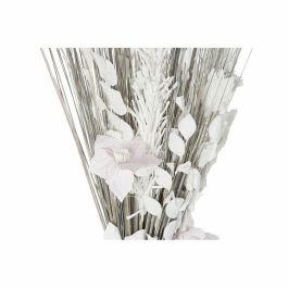 Ramo DKD Home Decor 8424001847440 Flores Gris Blanco Flor seca (40 x 40 x 150 cm) (2 Unidades)