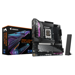 GIGABYTE B860M AORUS ELITE WIFI6E Placa base - CPUs Intel Core Ultra, VRM de 12+1+2+1 fases, hasta 9200MHz DDR5, 1xPCIe 5.0 + 2xPCIe 4.0 M.2, LAN 2,5 GbE, WiFi 6E, Thunderbolt Precio: 236.49999945. SKU: B1FG4DZMQR