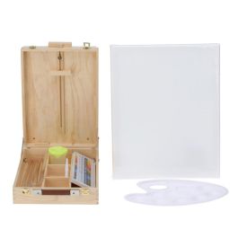 Artist&Co Set maletin pintura madera 36 pcs con pinceles, lienzos, cuchilla, vaso, caballete - 110680240 Precio: 29.49999965. SKU: B168QVC7RF