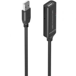 Cable Alargador USB 2.0 Aisens A101-0916/ USB Macho - USB Hembra/ 15m/ Negro Precio: 18.49999976. SKU: B1H3EMVLG6