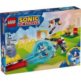 LEGO 77001 Set de Construcción Batalla de Sonic en la Hoguera con Minifigura Sonic, Esfera de Velocidad y Figuras para +7 años