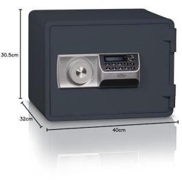Burg Wachter FP 44 E Caja Fuerte Ignífuga Certificada 60 min, Apertura Codificada, Formato A4